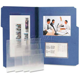 Smead® Self-Adhesive Poly Pockets Top Load 4 1/16