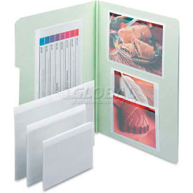 Smead® Self-Adhesive Poly Pockets Top Load 5-5/16 x 3-5/8 Clear 100/Box 68153