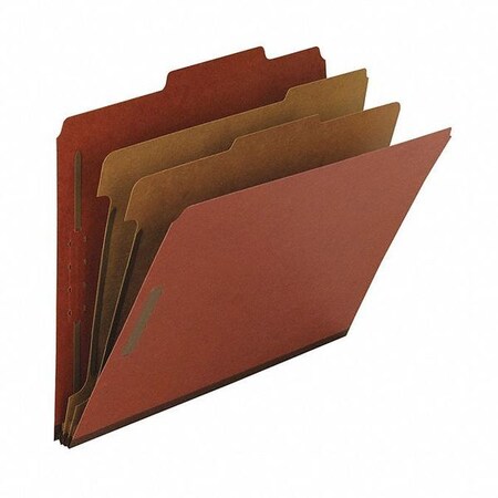 Folder, Classf, Ltr, 2 Div, Rd, PK10 MPN:14024