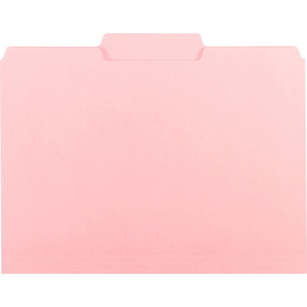 Smead 1/3 Tab Cut Letter Recycled Top Tab File Folder, Box of 100 - 10263 MPN:10263