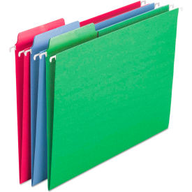 Smead® Erasable FasTab Hanging Folders 1/3-Cut Letter 11 Point St Assorted 18/Box 64031