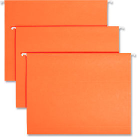 Smead® Hanging File Folders 1/5 Tab 11 Point Stock Letter Orange 25/Box 64065