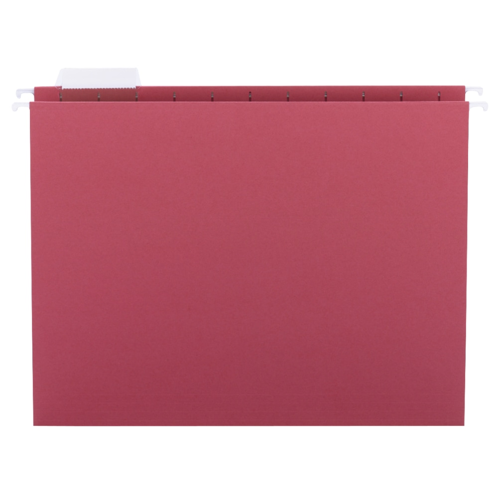 Smead Hanging File Folders, Letter Size, Red, Box Of 25 Folders (Min Order Qty 4) MPN:64067