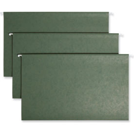 Smead® Hanging Folders 1/3 Tab 11 Point Stock Legal Green 25/Box 64135