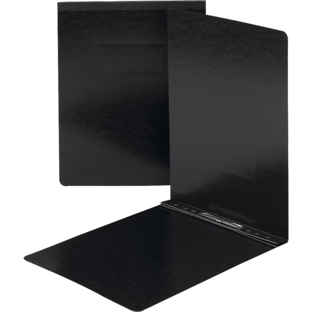 Smead Premium Pressboard Report Cover, 8-1/2in x 11in, 60% Recycled, 2in Capacity, Black MPN:81125