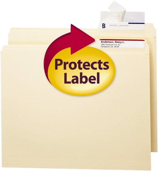 100 Pc Label Protector: Clear MPN:SMD67600 - Pkg Qty 100