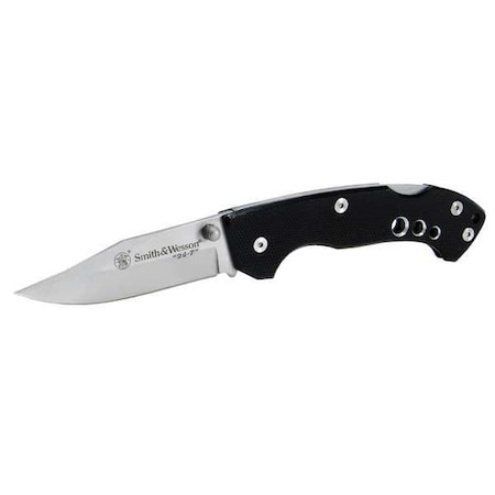 Folding Knife, Fine, Drop, Satin/Black, 3 in MPN:CK109