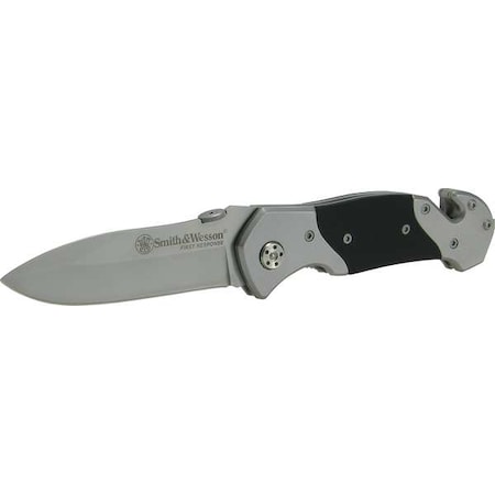 Folding Knife, Drop Point, 4.7 In, Smooth MPN:SWFR