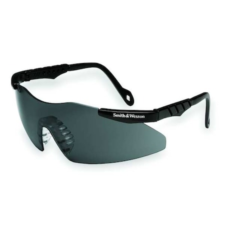 Magnum 3G, Safety Glasses, Anti-Scratch, Gray Lens, Black Frame, Frameless MPN:19823
