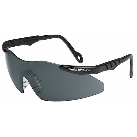 Magnum 3G Mini, Safety Glasses, Anti-Scratch, Gray Lens, Black Frame, Frameless MPN:19824