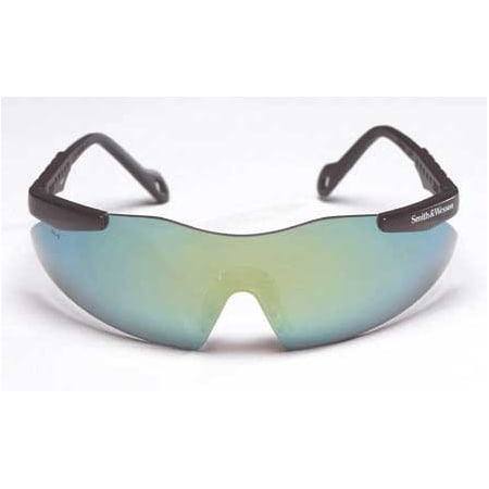 Magnum 3G, Safety Glasses, Anti-Scratch, Amber Mirror Lens, Black Frame, Frameless MPN:19940