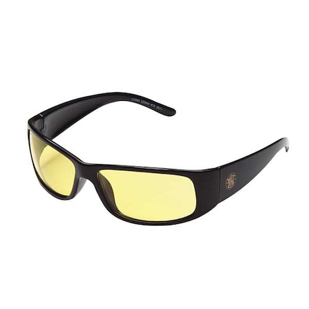 Elite, Safety Glasses, Anti-Fog & Anti-Scratch, Amber Lens, Black Frame, Full-Frame MPN:21305