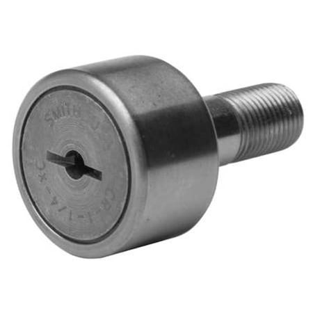 Double Sealed Cam Follower, Crowned Stud, Alloy Steel, 1-3/8 in Dia, 3/4 in Wd MPN:CR-1-3/8-XC