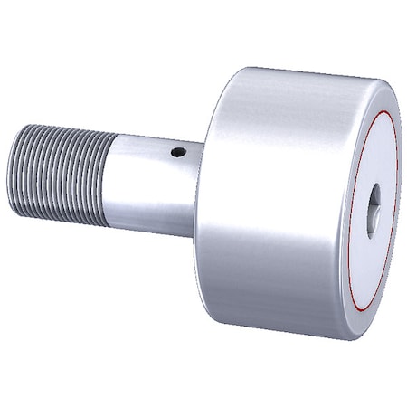 Double Sealed Cam Follower, Flat Stud, Stainless Steel, 2-3/4 in Dia, 1-1/2 in Wd MPN:CR-2-3/4-XB-SS