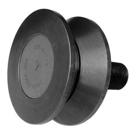 Track Roller, Stud, V-Groove, Dia 6-1/2 In. MPN:VCR-6-1/2