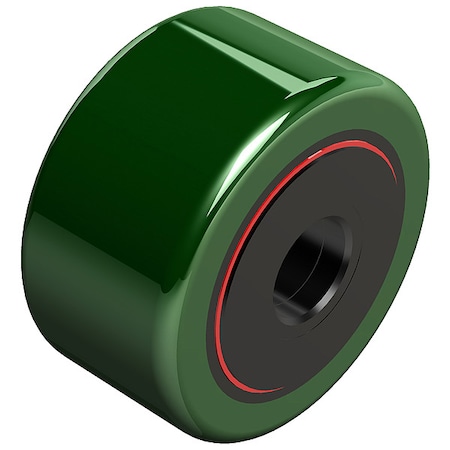 Double Sealed Cam Follower, Flat Stud, 2 in Dia, 1 in Wd, 1/2 in Bore Dia MPN:YR-2-X-U