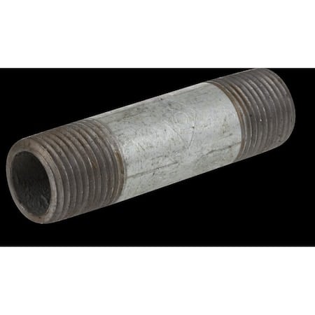 Carbon Steel Nipple, Seamlss Galvnzd, 2