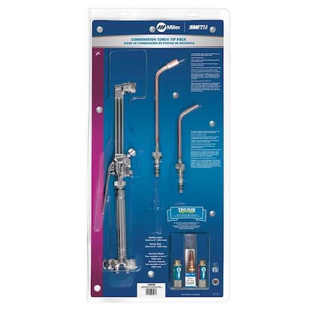 Combo Torch And Tip Kit, American Classic Series, Acetylene, Welds Up To 3/8 in MC509, MW203 MPN:16205