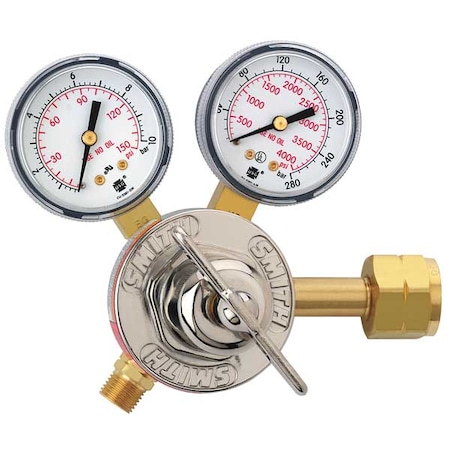 Gas Regulator, Hydrogen, Methane, Single Stage, 0.825