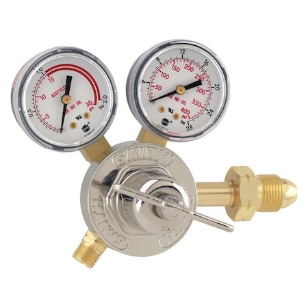 Gas Regulator, Acetylene, Single Stage, 0.825
