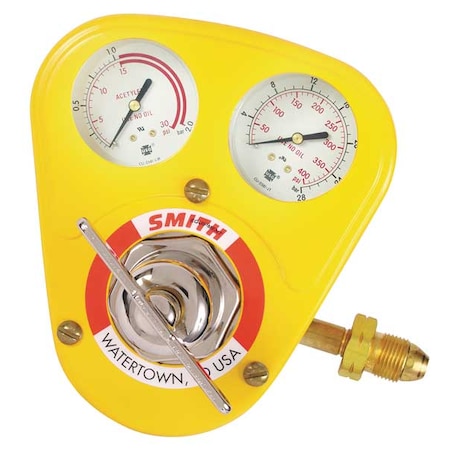 Gas Regulator, Acetylene, Single Stage, 0.825
