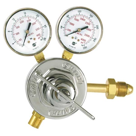 Gas Regulator, Nitrogen, Single Stage, 0.965