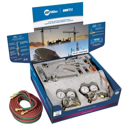 Heavy Duty Combination Torch Outfit, HBA-30 Series, Acetylene, Welds Up To 1/2 in SC209, SW205 MPN:HBA-30300