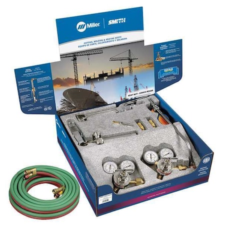 Heavy Duty Combination Torch Lp Outfit, HBA-30 Series, Natural Gas, Propane, Welds Up To 1/2 in MPN:HBA-30510LP