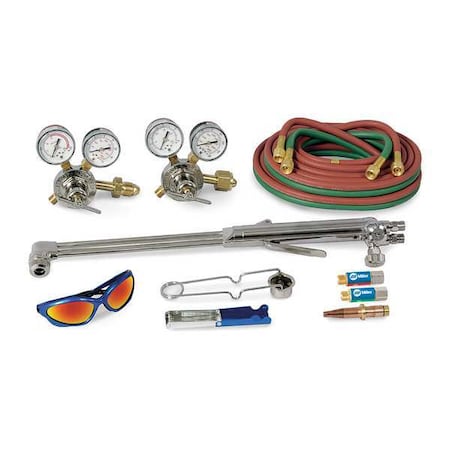 Heavy Duty Hand Torch Toolbox Outfit, HBAS Series, Acetylene, SC229 MPN:HBAS-30510