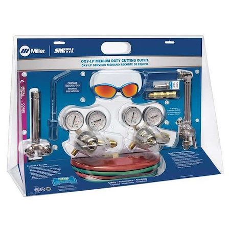 Gas Welding Outfit, ToughCut Series, Propane, Welds Up To 3/8 in CC509P MPN:MB54A-510LP