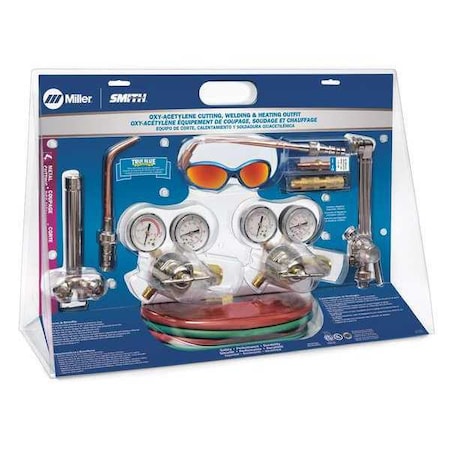 Gas Welding Outfit, ToughCut Series, Acetylene, Welds Up To 3/8 in CC509P, MW205 MPN:MB55A-300