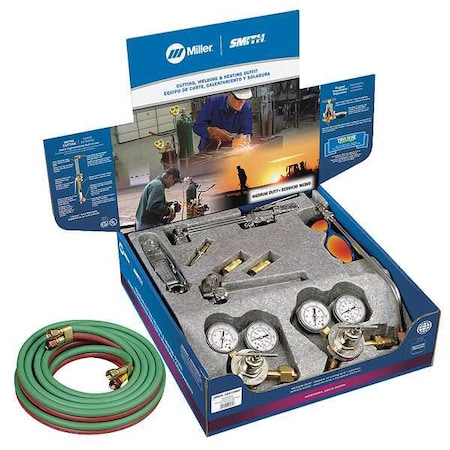Medium Duty Combination Torch Outfit, MBA-30 Series, Natural Gas, Propane, Welds Up To 3/8 in MC509 MPN:MBA-30510LP
