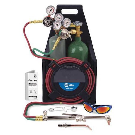 Outfit W/Tanks, Tag-A-Long Series, Acetylene, Welds Up To 1/8 in CC509P, MW203 MPN:TL-550
