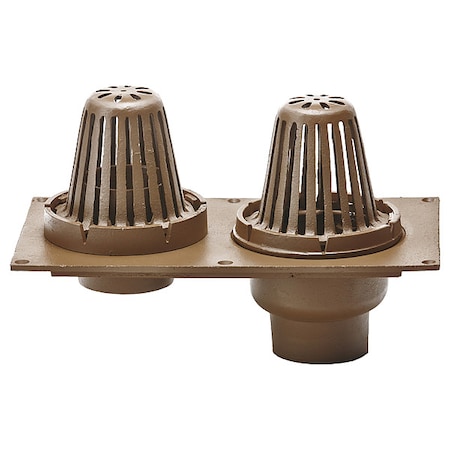 Round Roof Drain, cast iron, 4