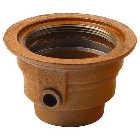 Light Commercial without Flashing Collar Floor Drain, cast iron, 2