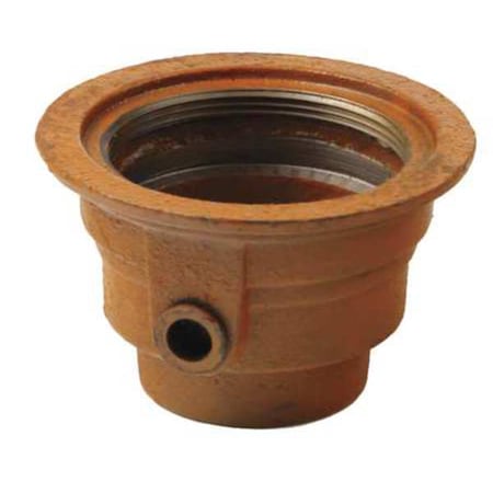 Light Commercial without Flashing Collar Floor Drain, cast iron, 4