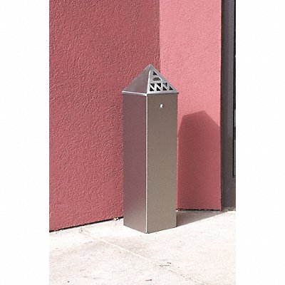 Cigarette Receptacle 1-3/4 gal Silver MPN:TBH01