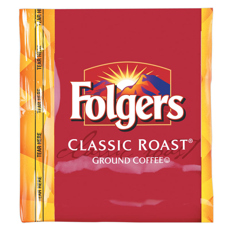 Folgers Single-Serve Coffee Packets, Classic Roast, Carton Of 36 MPN:2550006125