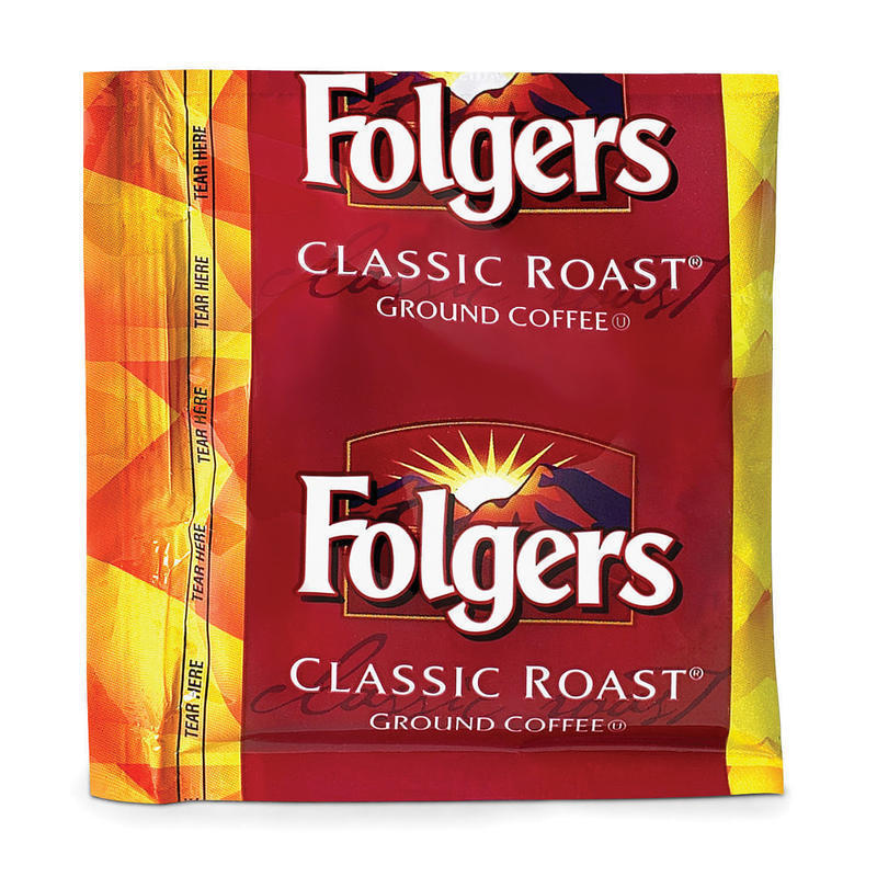 Folgers Single-Serve Coffee Packets, Classic Roast, Carton Of 42 MPN:2550006430