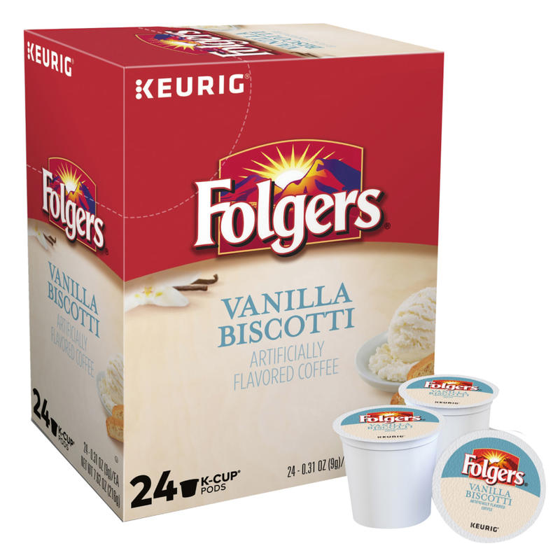 Folgers Gourmet Selections Single-Serve Coffee K-Cup, French Vanilla, Carton Of 24 MPN:5000363991EA