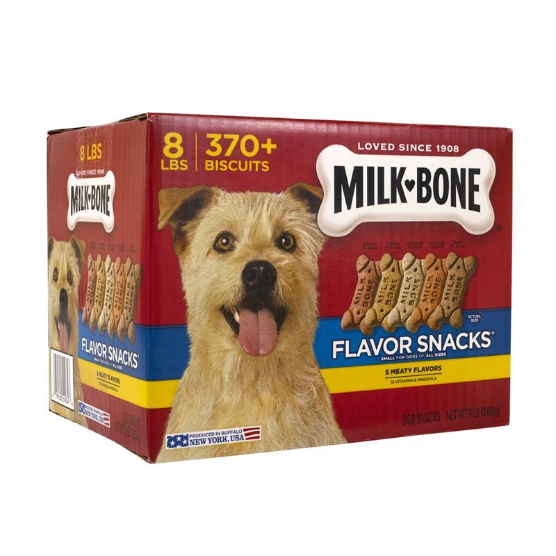 Milk-Bone Flavor Snacks Dog Biscuits, 8-Lb Box MPN:220-00649