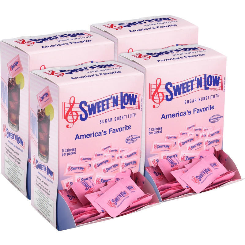 SWEETN Low Low-Sugar Substitute Packets - Artificial Sweetener - 400/Box - 4 / Carton MPN:50150CT