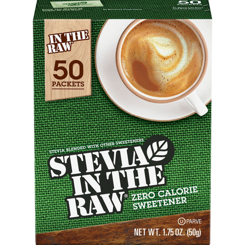 Stevia In The Raw Natural Sweetener Packets, Stevia Flavor - Natural Sweetener - 50/Box MPN:75050