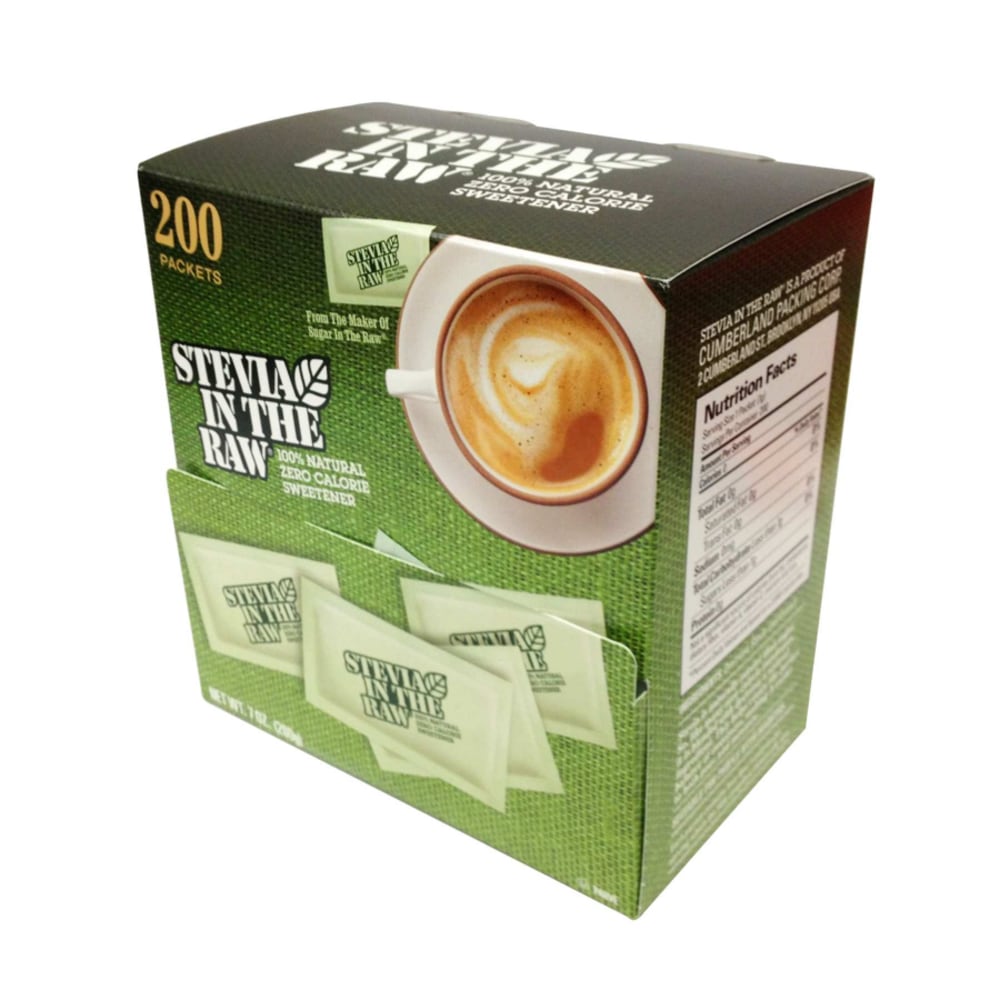 Stevia In The Raw Packets, 0.035 Oz, Box Of 200 Packets MPN:76014