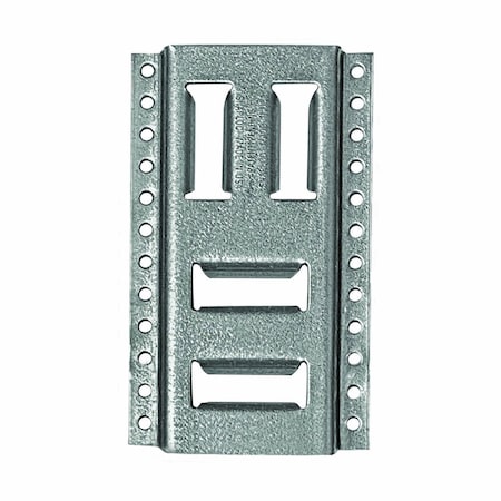 Fast Track E Track, 8 in, Galvanized Steel MPN:SLAET08G