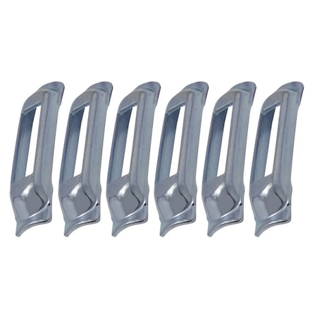 WELD-ON E-TRACK SINGLE, PK 6 MPN:SLSWCZ6
