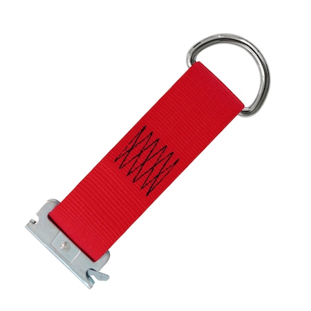 E Track D Ring, Tie Down Strap, 2 x 9 inch MPN:SLTE200DR