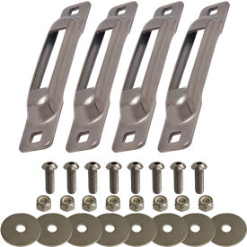 Snap-Loc® E-Track Single Strap Anchor w/ Allen Screws Stainless Pack of 4 SLSS4FA