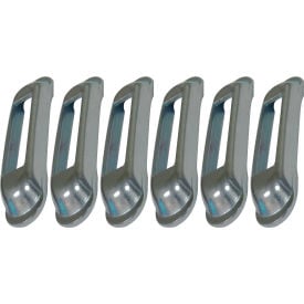 Snap-Loc® E-Track Weld-On Unfinished Single Strap Anchor Pack of 6 SLSWU6