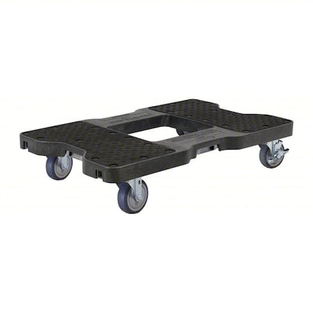 GnrlPrpsDlly, 7in, 32in, Blk, Plstc, 1, 200lb MPN:SL1200D4TB